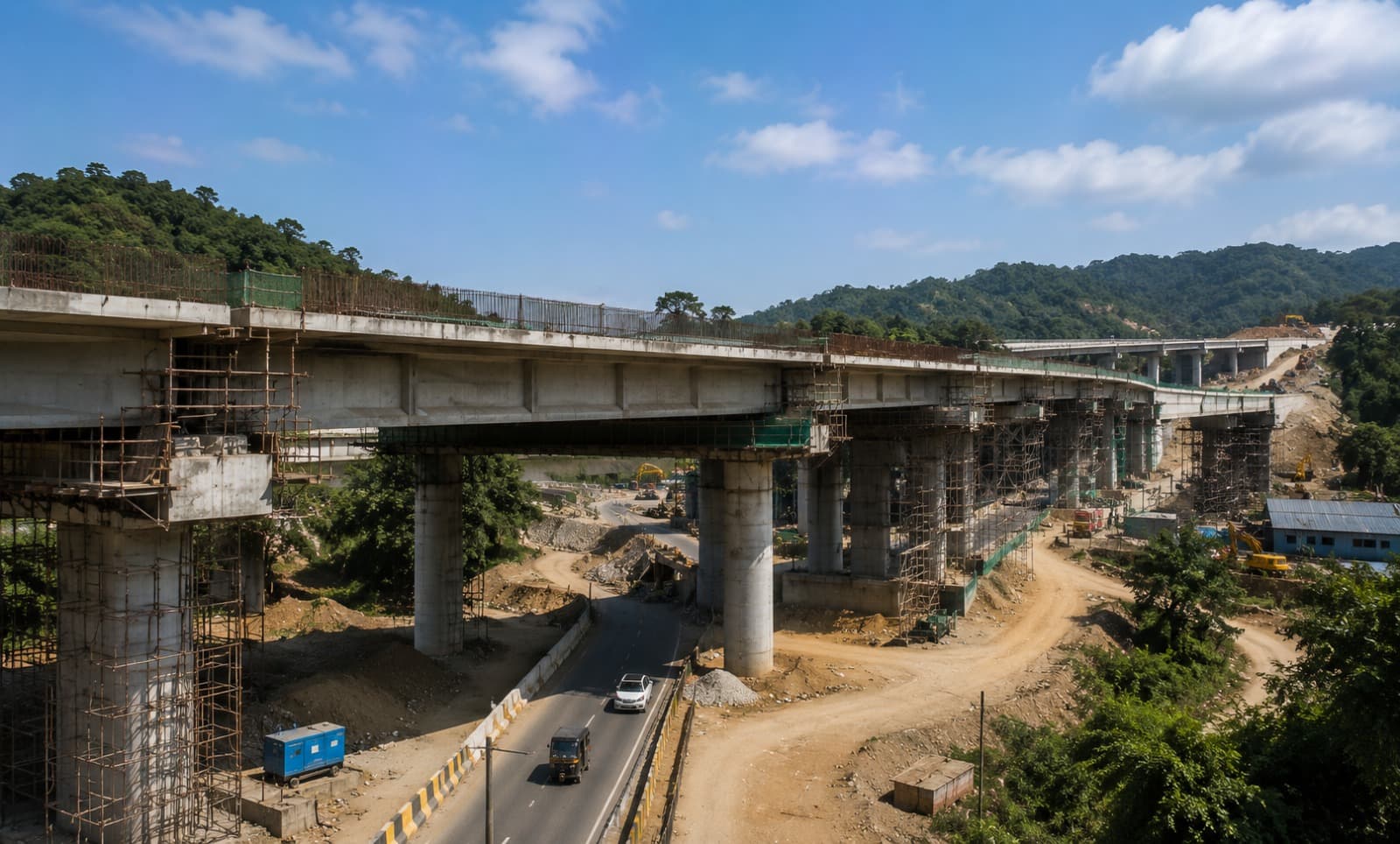 Highway Bridge Construction Northeast India