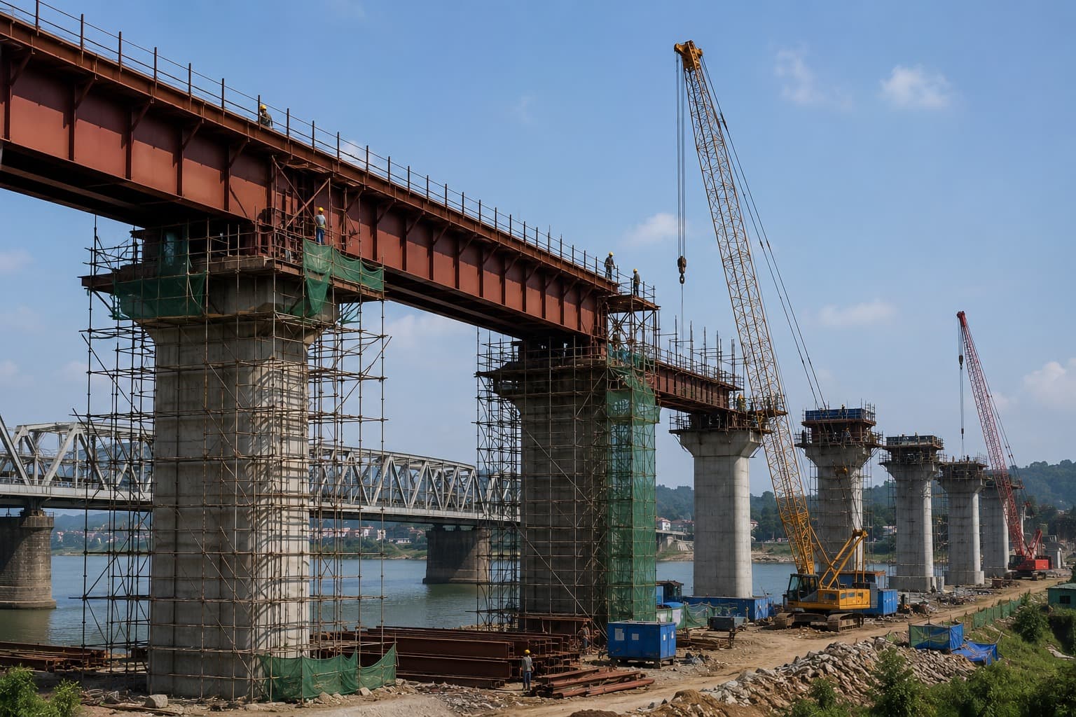 Railway Bridge Construction Guwahati